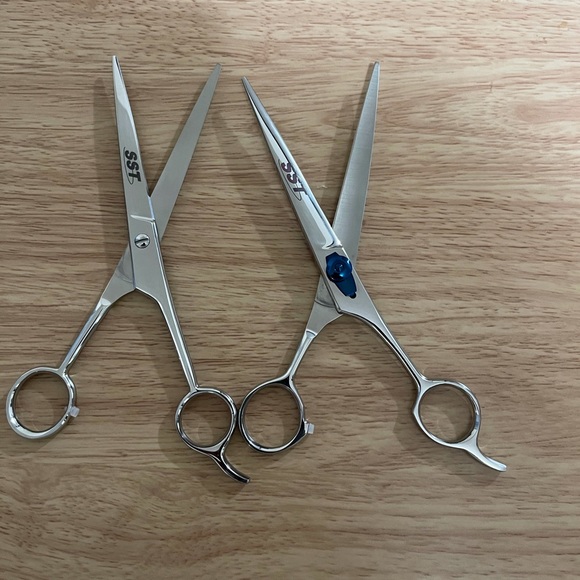 Barber scissors Razors length is 7.5” New - Picture 5 of 6